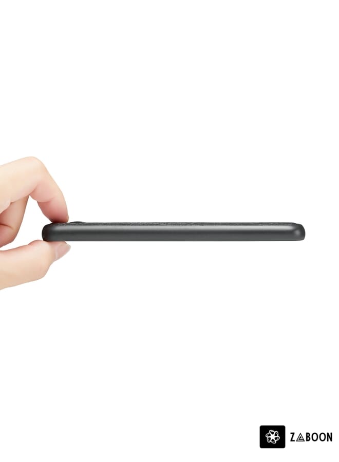 Zaboon Protective Case For Samsung Galaxy S21 5G Fierre Shann Leather Texture Phone Back Cover Case - Image 4