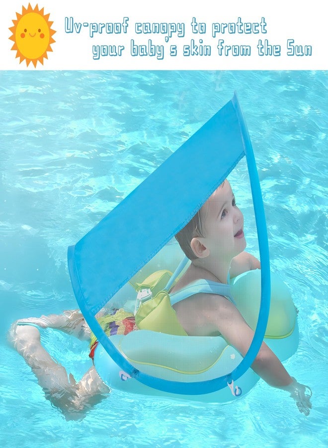 Adnee 2 Pack Baby Swim Float Removable Canopy-Sun Protection Canopy for Baby-UPF50+ Proof Canopy-Sunscreen Coating,Compatible for Mambobaby Floats - Image 5