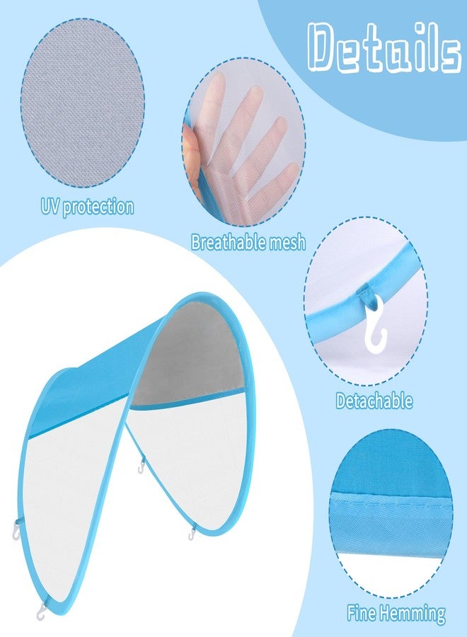 Adnee 2 Pack Baby Swim Float Removable Canopy-Sun Protection Canopy for Baby-UPF50+ Proof Canopy-Sunscreen Coating,Compatible for Mambobaby Floats - Image 4