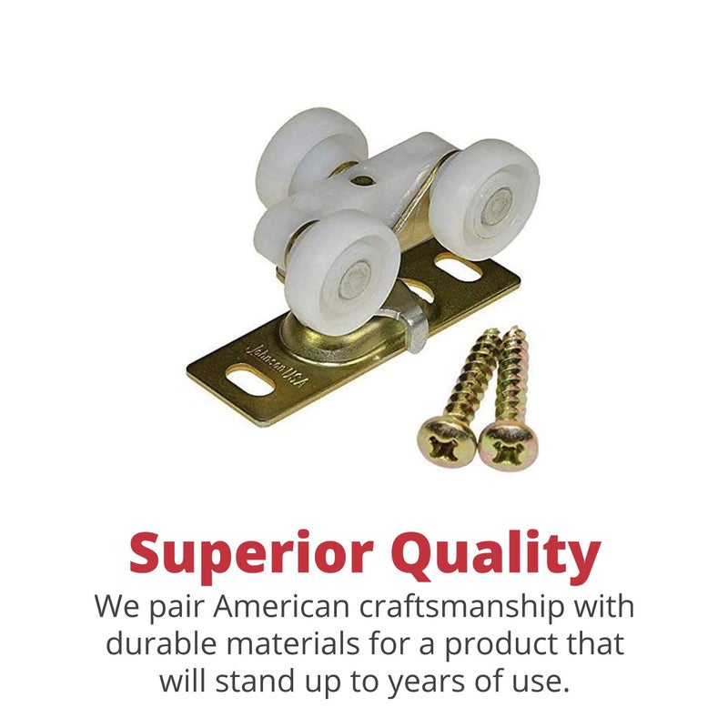 Johnson Hardware 100PD Commercial Grade Pocket/Sliding Door Hardware (60") - Image 2