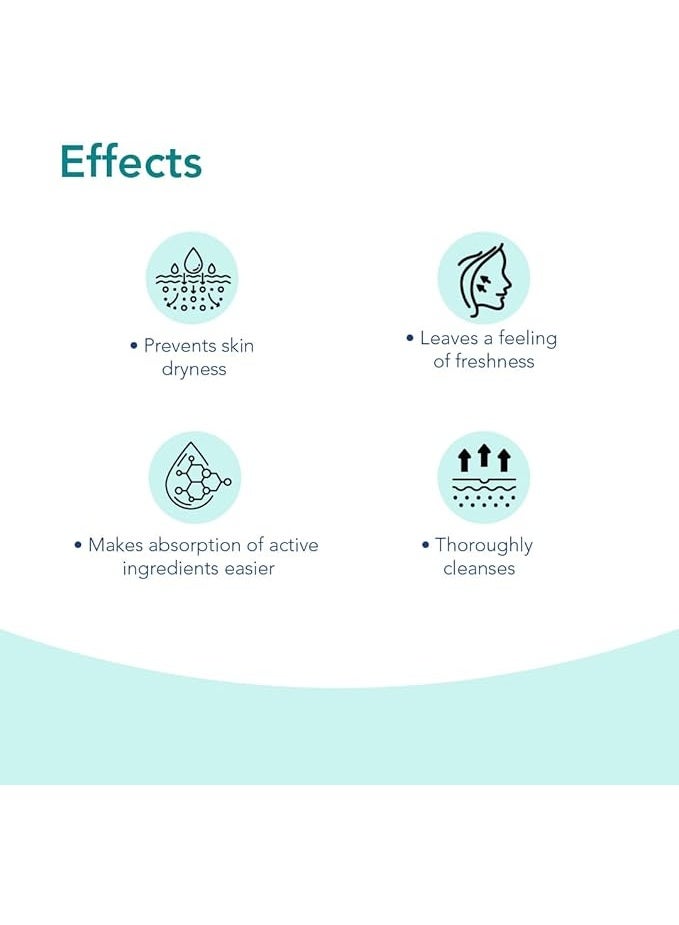 Novaclear Hydro Facial Foam 100ML – Hydrating Face Wash with Hyaluronic Acid, Rice Extract & Allantoin – Silicone Brush for Deep Cleansing, Exfoliation - Image 2