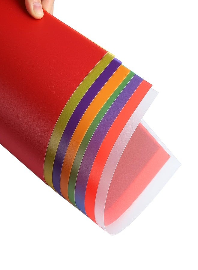 PATIKIL 20 Mil Clear PVC Binding Covers, 10 Pcs Front View Protector Un-Punched A4 Letter Size for Presentation, Report, Paper, Business Office Supply Document, Semi Transparent Green - Image 4