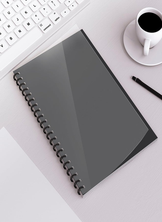 PATIKIL 20 Mil Clear PVC Binding Covers, 10 Pcs Front View Protector Un-Punched A4 Letter Size for Presentation, Report, Paper, Business Office Supply Document, Semi Transparent Green - Image 5