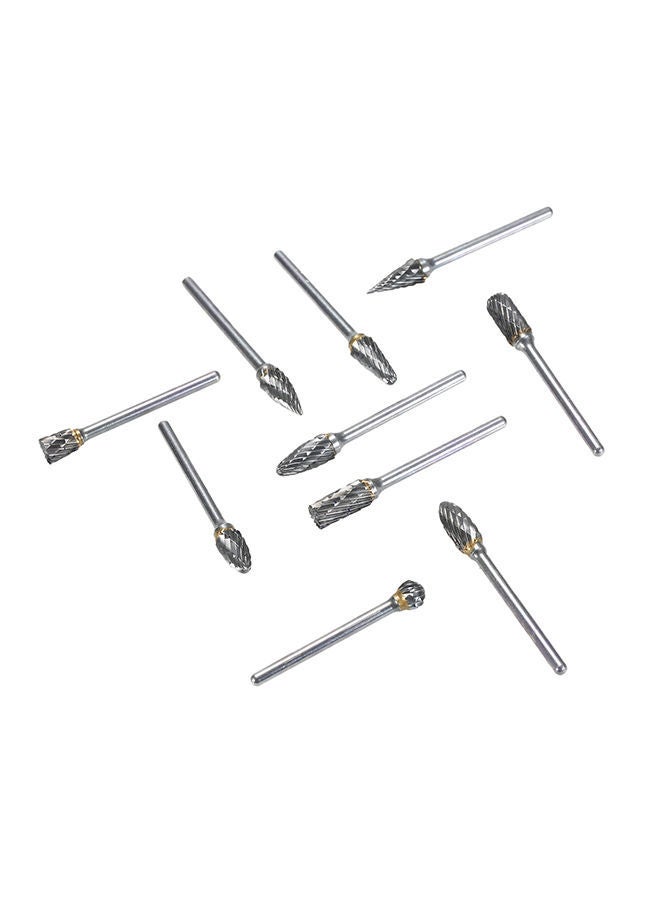 NIBEMINENT 10-Piece Carbide File Polishing Carving Tool  - Image 1