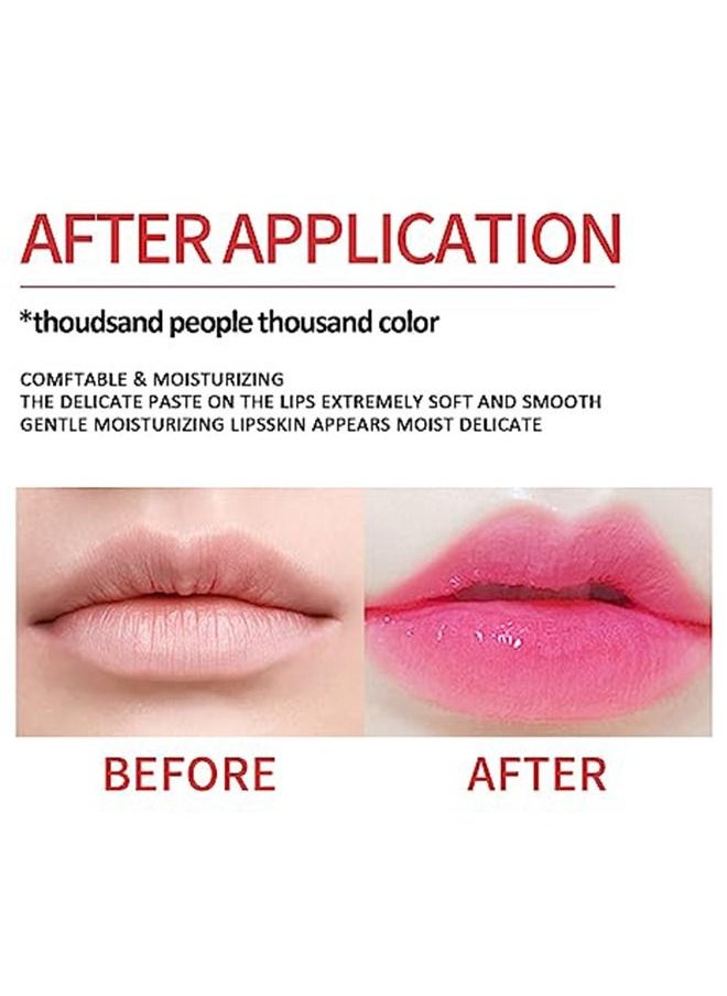 emaymei Jelly Clear Crystal Flower Magic Lipstick，Long Lasting Nutritious Lip Balm Lips Moisturizer Temperature Color Change Lipgloss 03  - Image 3