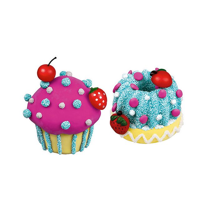 Craze Flo Mee Bakery Craft Set for Kids 5 Years, L 26 x B 20 x H 7 cm - Magic Dough, Glitter, Air Dry - Image 5