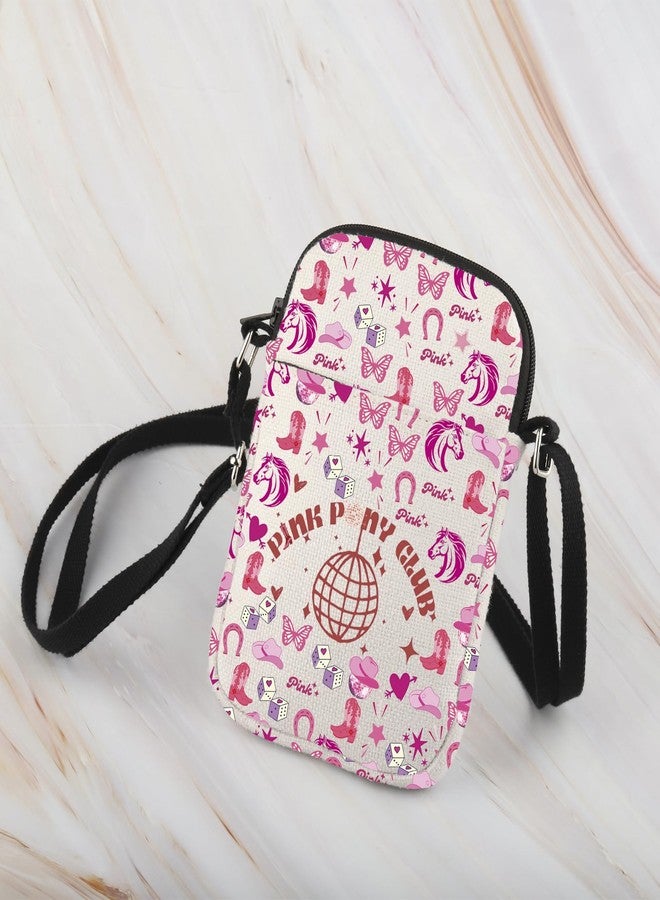 WCGXKO Singer Gift Pink Crossbody Bag Song Lyrics Gift for Music Lover (Pink Cr) - Image 3