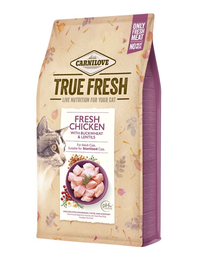 Carnilove Adult Cat Food True Fresh Chicken 1.8kg | Nutrient-Rich & Grain-Free - Image 2