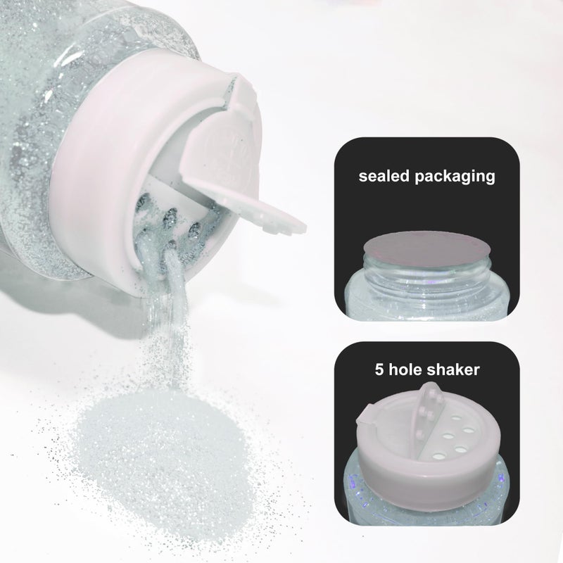 Craft and Party, 1 Pound Bottled Craft Glitter for Craft and Decoration (Iridescent) - Image 2