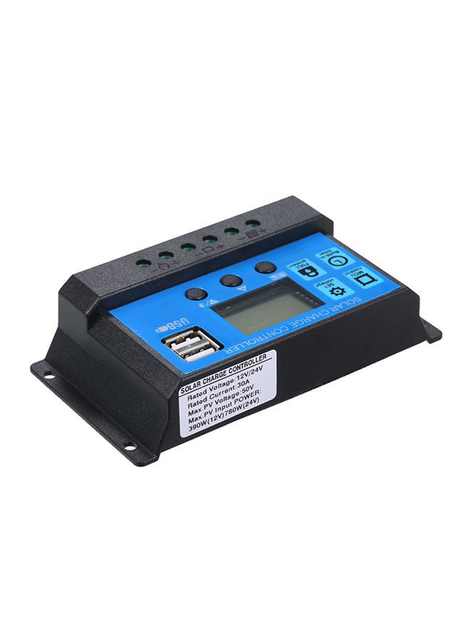 NIBEMINENT Solar Charge Controller With USB Blue/Black 13.50x4x8centimeter  - Image 5