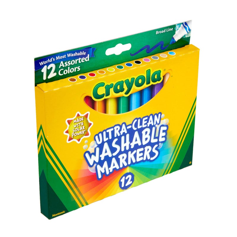 Crayola Ultra Clean Markers 12ct - Image 3