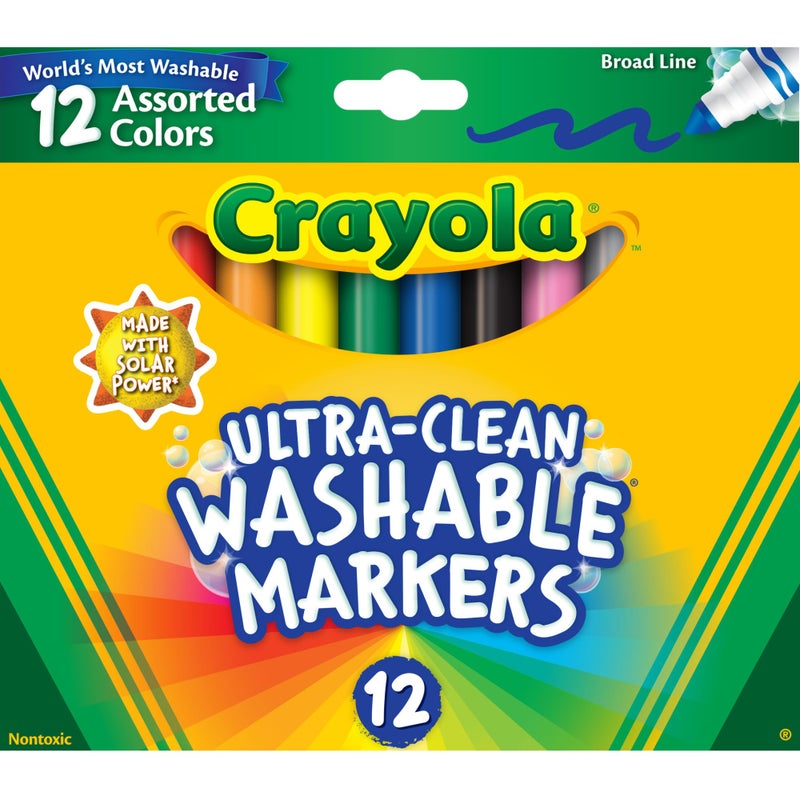 Crayola Ultra Clean Markers 12ct - Image 2