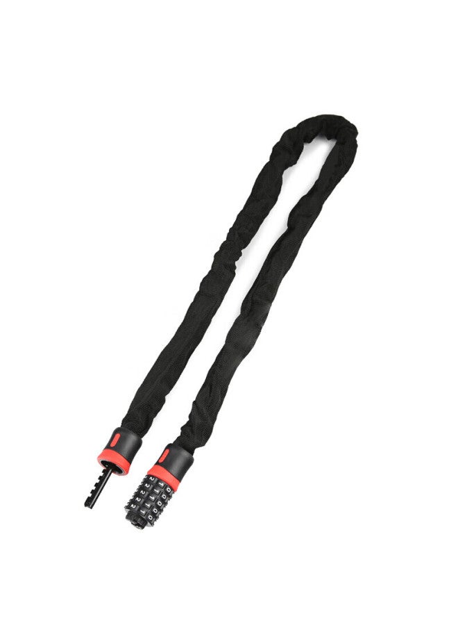 Hotun Combination Chain Lock, Bicycle Lock, Mountain Bike Lock, Electric Bike Lock, Glass Door Lock, Anti-theft Chain Lock, 0.6 Meters - Image 2