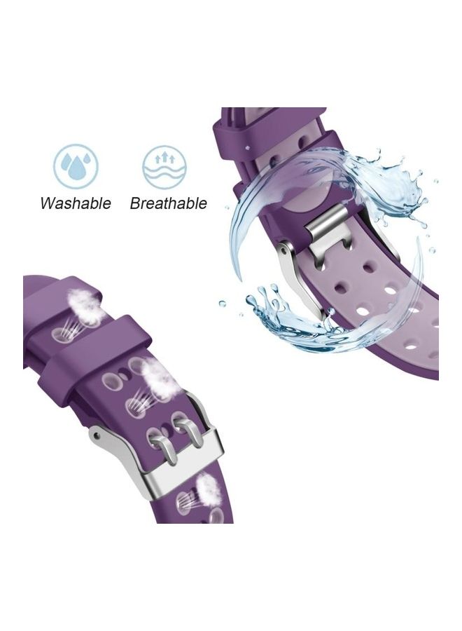 نيبمينينت سوار معصم بديل من السيليكون بلونين مزدوج الصدر لساعة أبل سيريس 7/6/SE/5/4/3/2/1 مقاس 42/44/45 مم أرجواني - Image 5