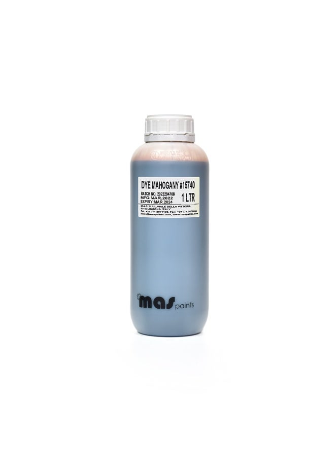 MAS 15740 WOOD STAIN MAHOGANY 1 LTR