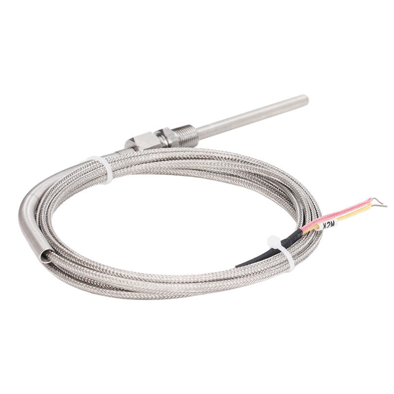 DTC K Type Thermocouple Probe 2m Wire 5mm Diameter ±1℃ High Accuracy -100℃ to 1250℃ Wide Range Temperature Sensor with Corrosion Resistance for Chemistry and Metallurgy - Image 5