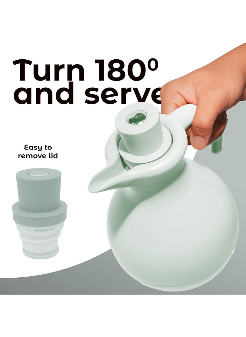 Bright Stone Pearl Color Vacuum Flasks, 1L  - Image 4