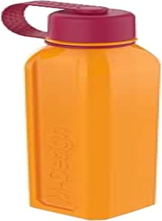 M-Design Bottle, 800 ml Capacity, Orange/Fuchsia