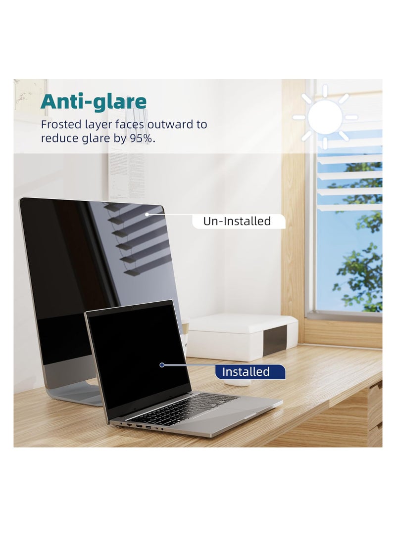 Magnetic Privacy Filter Compatible with Microsoft Surface Pro 11(2024)/Surface Pro 10(2024)/ Surface Pro 9 (2022) / Pro 8 (2021) / Pro X (2021, 2019), 13 Inch Removable Anti-Peeping Glare Blue Light Privacy Screen Protector  - Image 4
