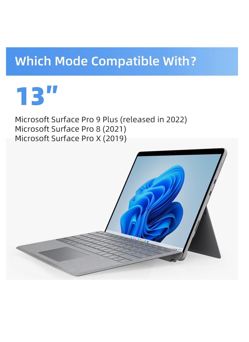 Magnetic Privacy Filter Compatible with Microsoft Surface Pro 11(2024)/Surface Pro 10(2024)/ Surface Pro 9 (2022) / Pro 8 (2021) / Pro X (2021, 2019), 13 Inch Removable Anti-Peeping Glare Blue Light Privacy Screen Protector  - Image 2