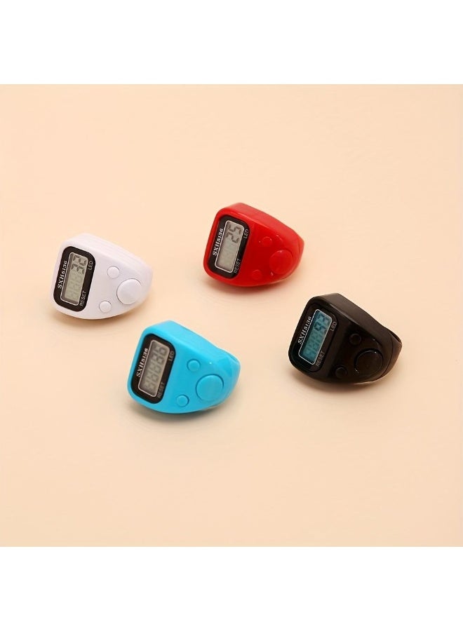 Digital Ramadan Tasbeeh Finger Counter with LED Light – Portable Electronic Dhikr & Prayer Tally Clicker – Adjustable Ring Design - Image 4