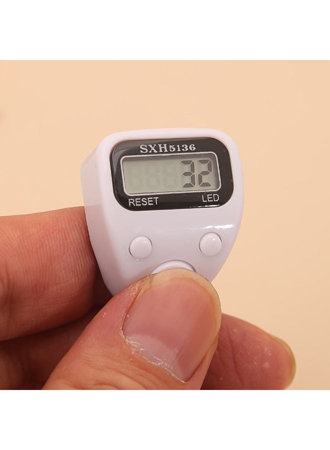 Digital Ramadan Tasbeeh Finger Counter with LED Light – Portable Electronic Dhikr & Prayer Tally Clicker – Adjustable Ring Design - Image 2