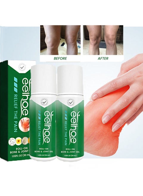 2 Pieces Of Roll-On Bone & Joint Gel，Relief The Pain，Muscle Soreness, Neck Pain And Shoulder Pain Relief