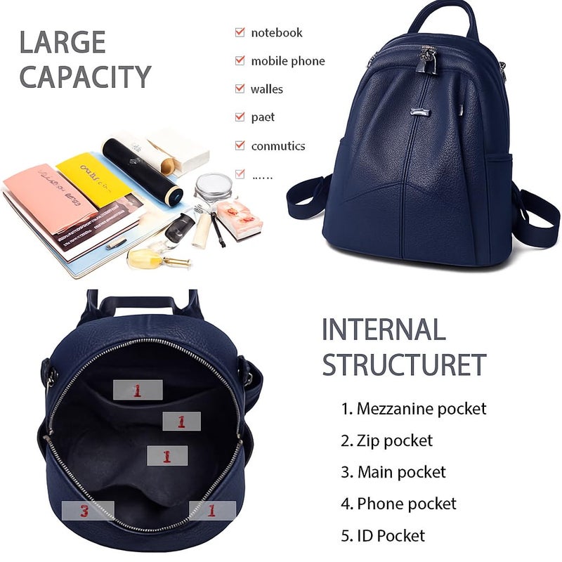 MUCHOVA Stylish Backpack for Women Basic Travel Bag for Stylish Women Lightweight College Backpack for Girls - Image 4