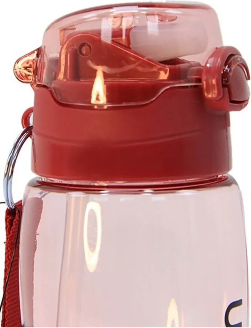 Benetton Flask Water Bottle with Locking Lid Tritan 700 ml Red