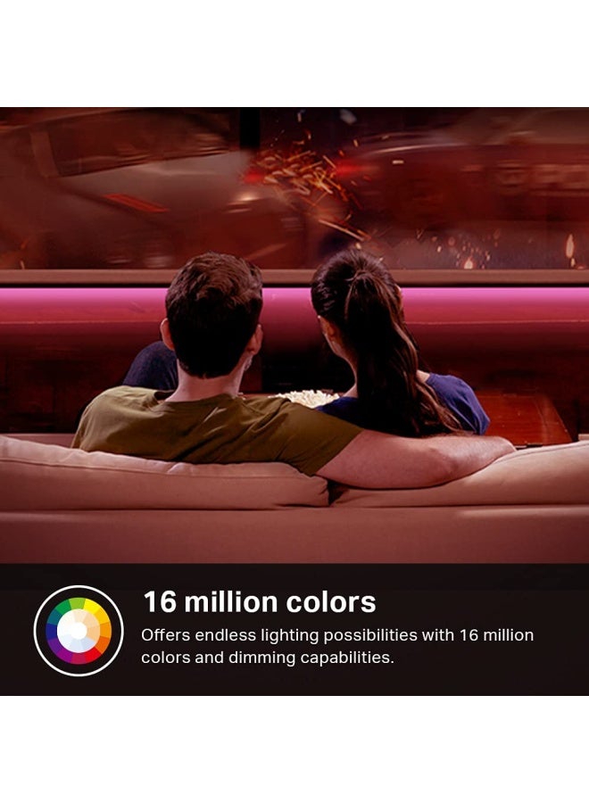 Kasa Smart Led Light Strip 16.4 Feet Wifi Led Strip Works With Alexa Google Home Smartthings High Brightness With 16 Million Colors Rgb Grouping Adjustable Length Up To 25000 Hours Kl400L5 Multicolor - Image 4