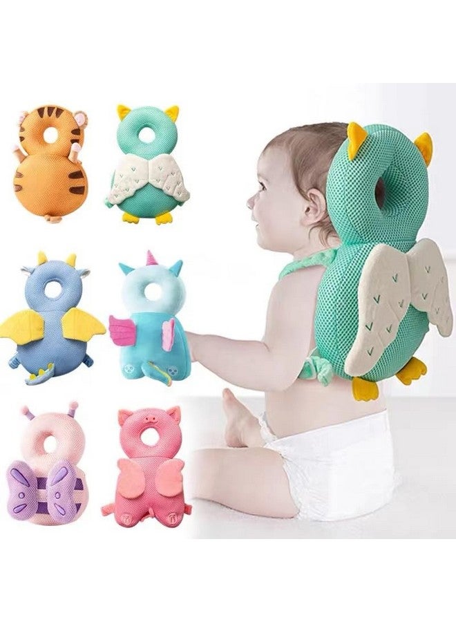 Baby Walker Head Protector Backpack Wear,Toddler Adjustable Baby Head Protection, Safety Pad Backpack for 5-24 Months Baby Learning Walking Crawling,Baby Head Protection Pad (Lion)  - Image 1