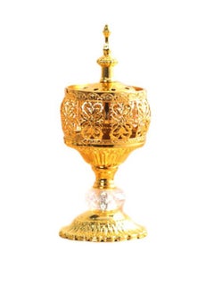 Y&D Incense Holder Gold/Clear 19x8cm 