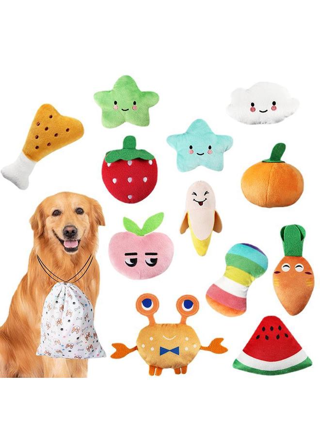 Bluejw Pet Plush Toy Vegetable Cartoon Bite-resistant Teddy Golden Retriever Dog Voice Toy Source Factory Sincerely Distribute - Image 3