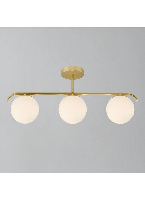 Ceiling Lamp - Gold And White