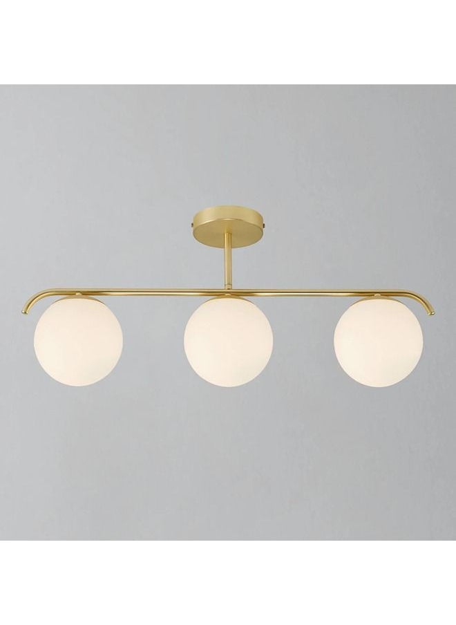 Ceiling Lamp - Gold And White
