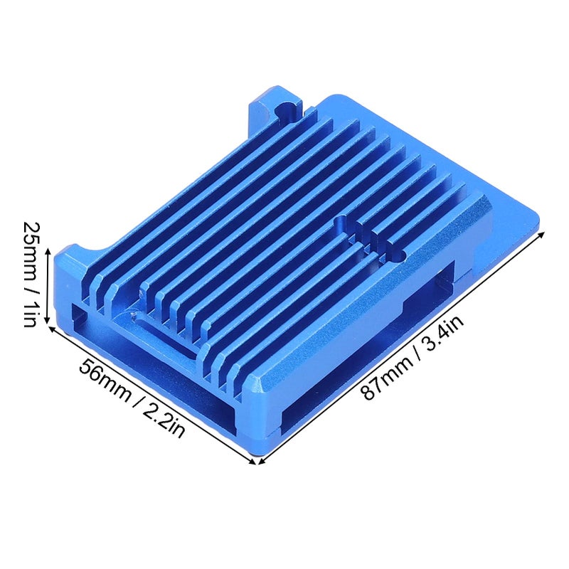 Aluminum Alloy Cooling Case for 4B Model Microcomputer Heat Dissipation Enclosure - Image 3