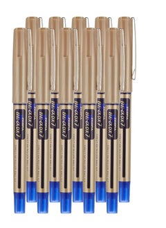 ZEBRA Zebra DX-7 Needle Point Rollerball Pen 0.7mm Tip EX-JB5 Blue (Box Of 10)  - Image 2