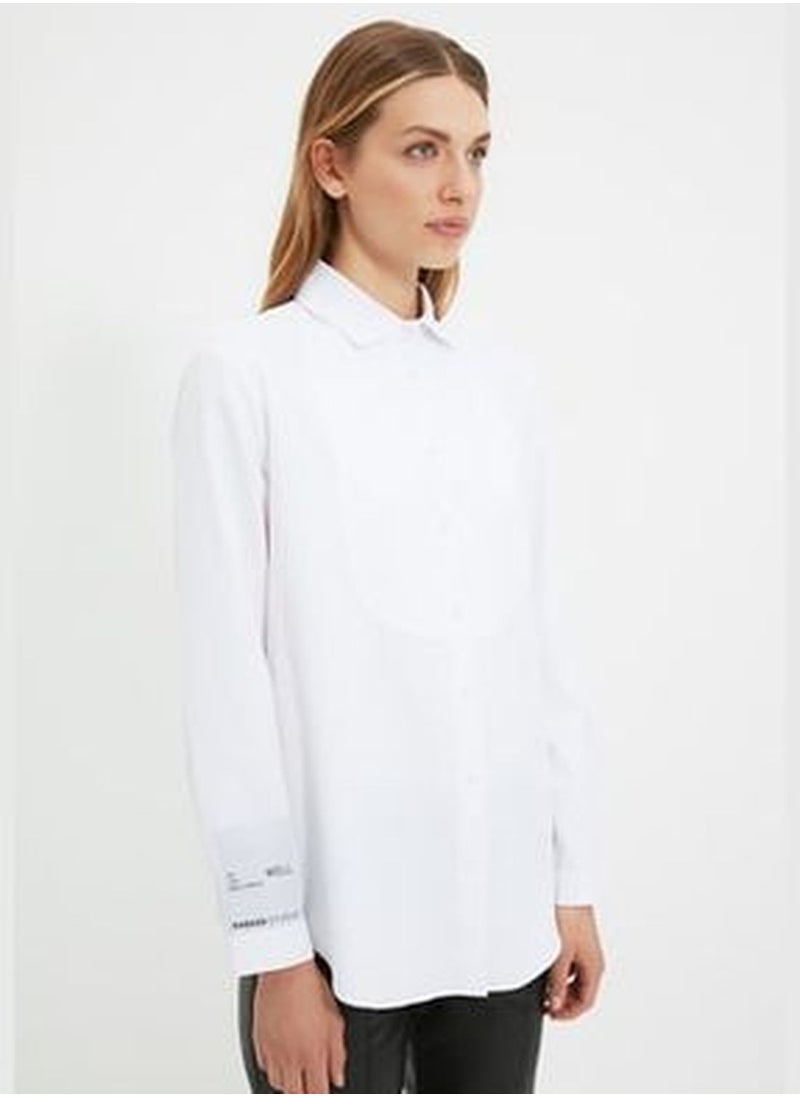 X Sagaza Studio White Woven Shirt TPRAW22GO1061 - pzsku/ZCB13C055135F4BE08251Z/45/_/1704142077/97106eb0-ae6c-4653-8227-8c5e4545941d