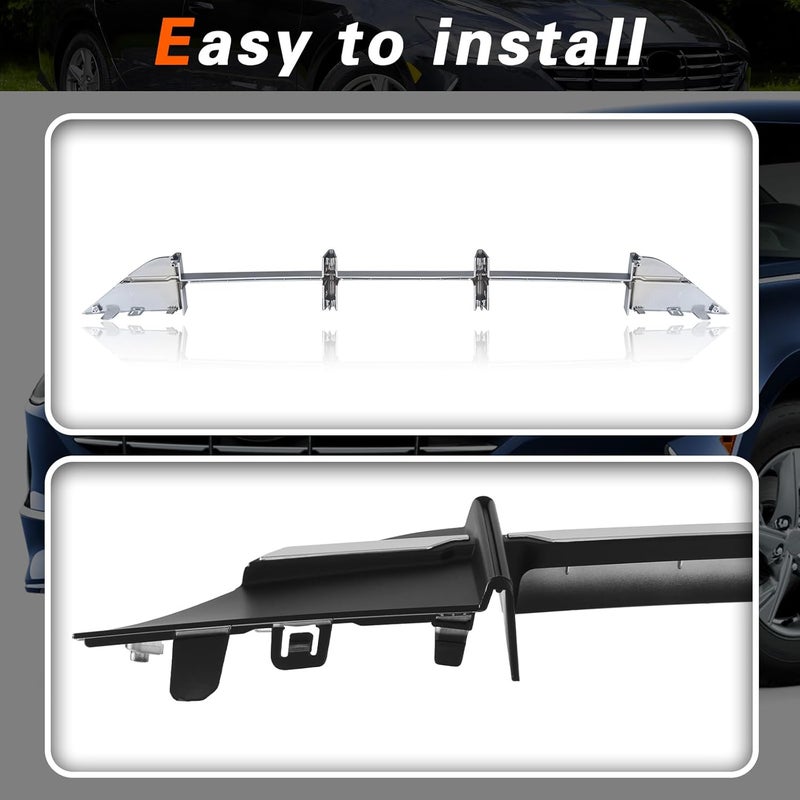 TODO Front Bumper Lower Grille for 2020-2023 Hyundai Sonata SE Hybrid - Image 4