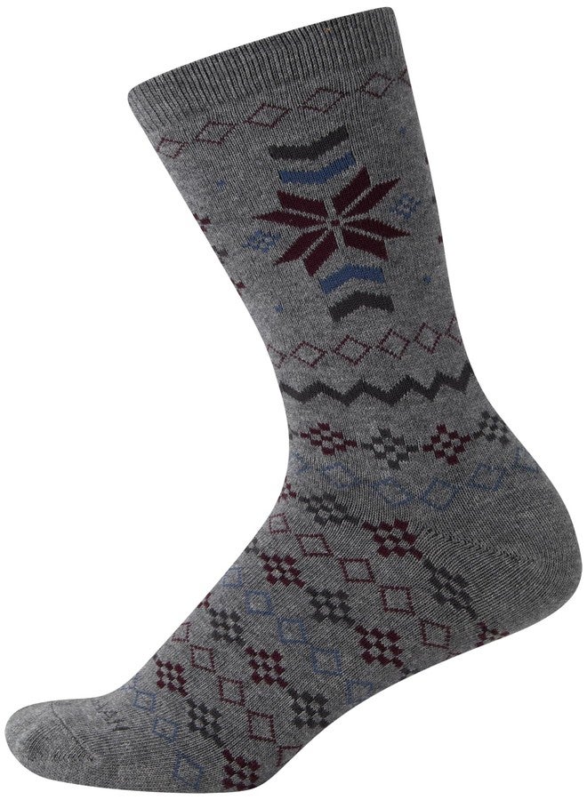 كول هان جوارب نسائية من كول هان - جوارب طويلة مبطنة ذات حافة قابلة للطي (زوج واحد)، مقاسات من 4 إلى 10، رمادي/أزرق - Image 1