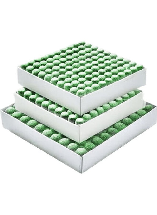 INVUI Pool Cue Tip Covers, Black 8 Small Tips, Snooker Billiard Cue Tips, 10Mm, 100 Pieces - Image 1