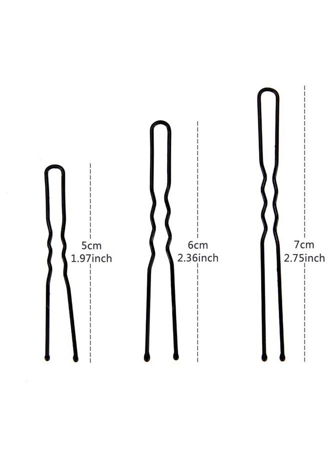 KINGMAS 100 Pack U Shaped Hair Pins Bun Hair Pins with Storage Box (2.75 inch) - Image 5