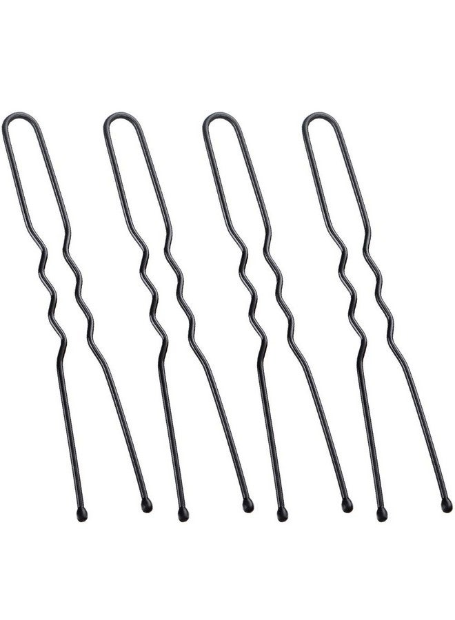 KINGMAS 100 Pack U Shaped Hair Pins Bun Hair Pins with Storage Box (2.75 inch) - Image 2