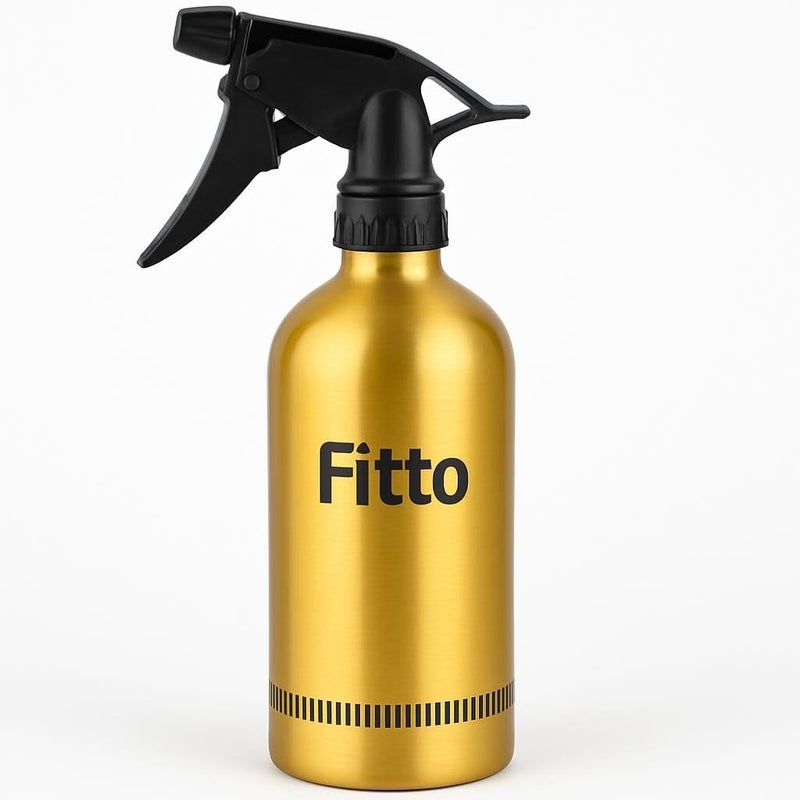 Fitto Multipurpose Cleaner Spray Bottle, 500 ml, Metal Design for Home and Office - Image 1