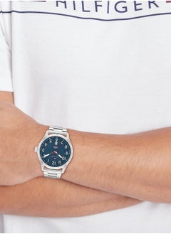 TOMMY HILFIGER Men's Analog Round Shape Stainless Steel Wrist Watch 1710563 - 43 Mm  - Image 4