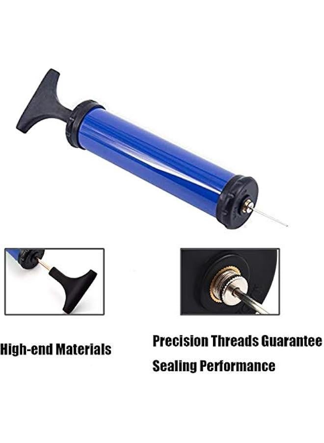 Generic Portable Ball Pump,Air Pump Inflator Kit with Needle,Nozzle, Extension Hose for Basketball Football Volleyball Rugby Exercise Sports Ball  - Image 3