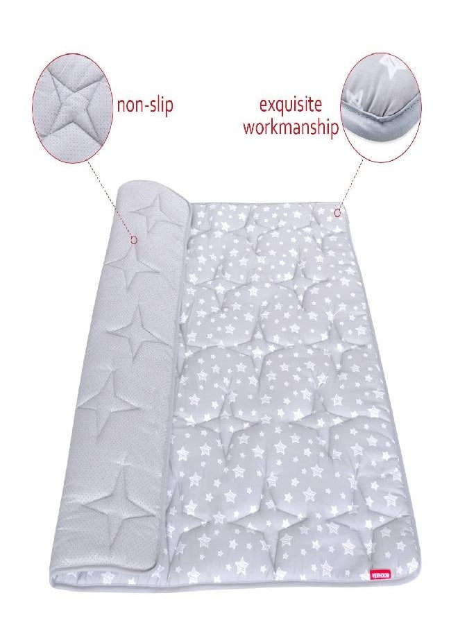 Moonsea Baby Playpen Mat 50" X 50" Fit for TODALE and LIAMST Baby Playpen, One-Piece Crawling Mat Non Slip Cushioned Baby Mats for Playing 50x50 Inches, Baby Playmat Floor Mat for Babies, Toddlers  - Image 2