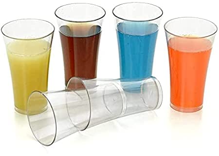 Everbuy 6 Pcs Plisner Polycarbonate Unbreakable MultiPurpose Transparent WaterJuice Glass Set 300 ML - Image 5