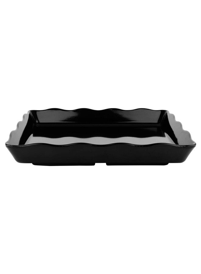 Get G.E.T. ML-155-BK Melamine Food Service Display Tray, 14" x 11.5", Black - Image 3