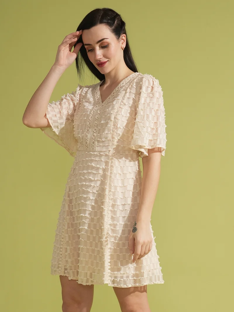 globus Globus Women Bell Sleeves A-Line Dress